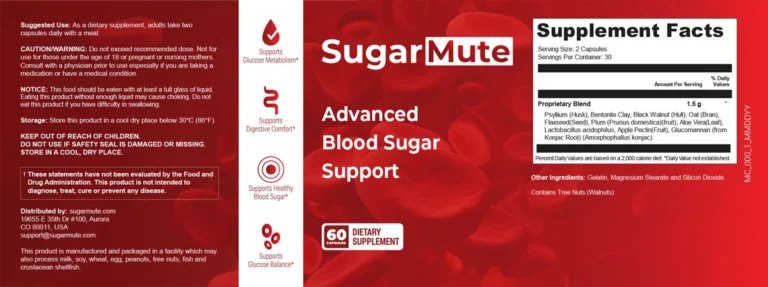 SugarMute Supplement – Natural Way to Stabilize Sugar
